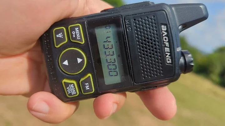 BAOFENG BF-T1 , ON A HILL OPEN GB3FI