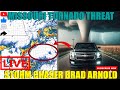 Live storm chasing significant tornado threat across missouri and illinois