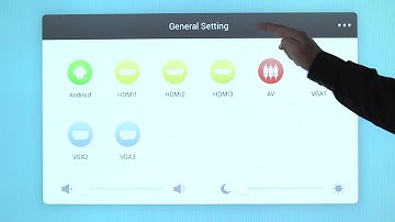 Clevertouch | Clevertouch Plus Features - Menu Settings