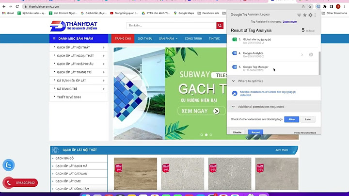 Check web xem cài mã google tag maneger nào năm 2024