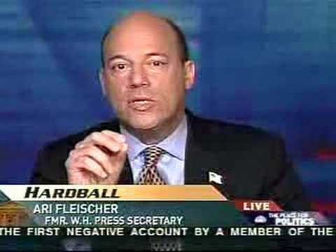 Ari Fleischer Discusses Scott McClellan's Book on Hardball