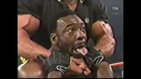 Big Poppa Pump gives Steiner Recliner to Booker T & Goldberg wrestling