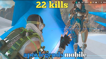 Insane 22 kills Apex legends mobile my first gameplay full rush gameplay