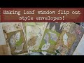 Flipout layered leaf window envelopes style 2