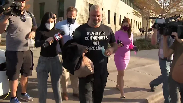 Joseph Biggs walks out of federal court