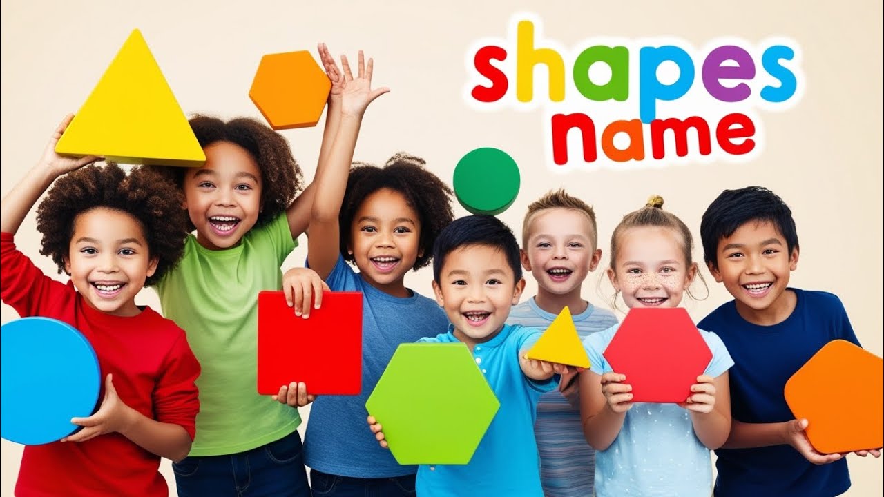 Shape Spelllings Shapes song with spellings | Geometry |#kids @LittleStarAJ - YouTube