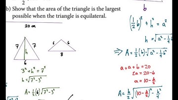 IB optimization isosceles triangle