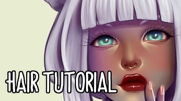 Hair Tutorial | Paint Tool Sai