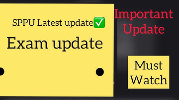 SPPU Examination update | SPPU | Pune University | #sppu #puneuniversity