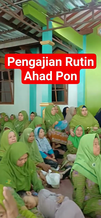 Pengajian Rutin Ahad Pon Muslimat Kec.Karanglewas Bersama Gus Atik#Ranting Karanggude