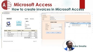 How to create invoices in Microsoft Access | Everything you need to know about Invoices in MS Access