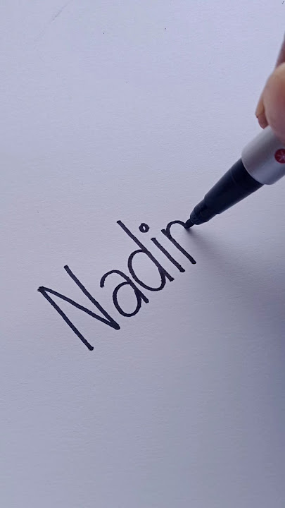 cara menulis nama yang cantik#handwriting #nameart