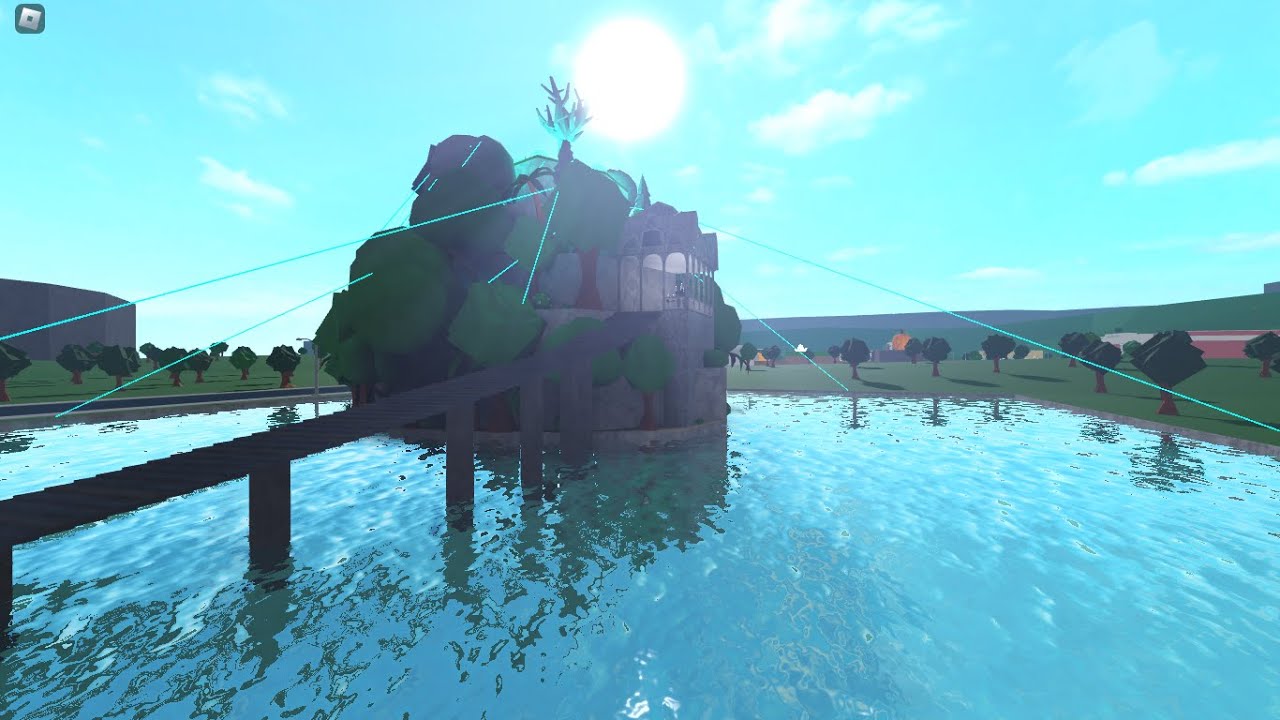  BLOXBURG 150k Glowing Island YouTube