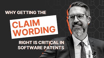 Software patent claim wording - how critical is it? #askbastian