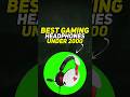 Best gaming headphones under 2000 rs for bgmi 🔥 #gamingheadset #headphones #bgmi #gaming