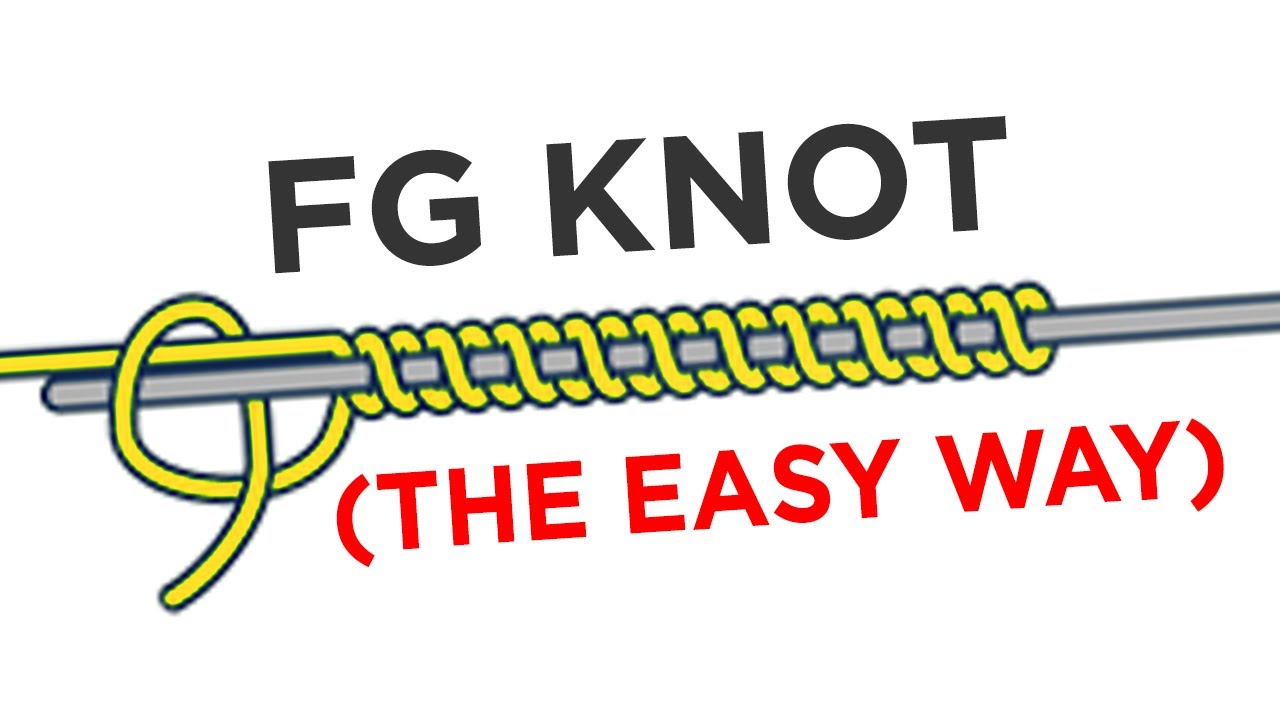 EASIEST Way to Tie the FG Knot (Braid To Leader/Lure Fishing Knot) 