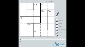 CalcuDoku Tutorial: How to solve a CalcuDoku  logic puzzle (HD)