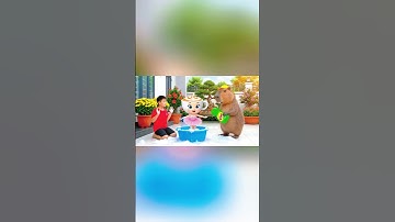 Capy cùng anh giúp bà tắm cho con Ballerina Cappuccino và cái kết #capybara