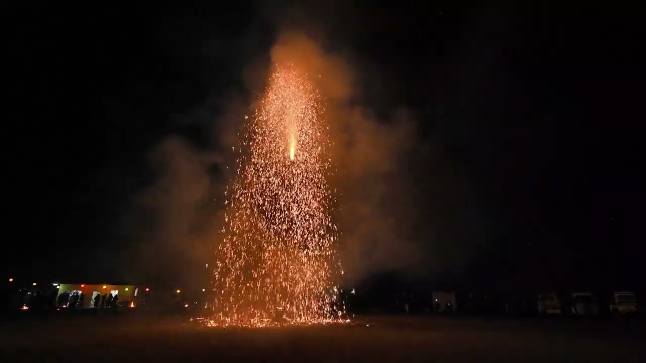 カウントダウン吹筒花火 2025-2026 徳島県那賀町