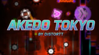 Geometry Dash Akedo Tokyo By Distortt Easy Demon Full Gameplay All 3 Coins