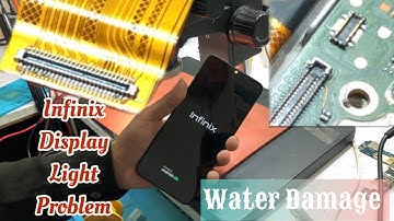 Infinix Smart 7(X6515) No Display Light/All Infinix LCD Light Problem/Water Damage Solution