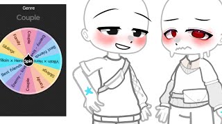 Making some ocs with a spinning wheel // couple (cuz it chose the genre) // GACHA NOX