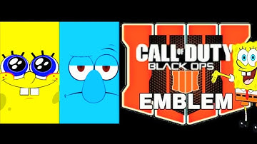 Black Ops 4 Emblems Cod Bo4 Easy SpongeBob Emblem Tutorial