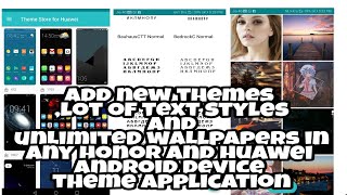 100+ Themes,500 fonts and unlimited wallpaper Only for Honor devices screenshot 2