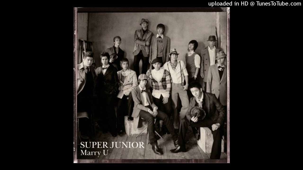 SUPER JUNIOR - Marry U (Japanese Version) - YouTube