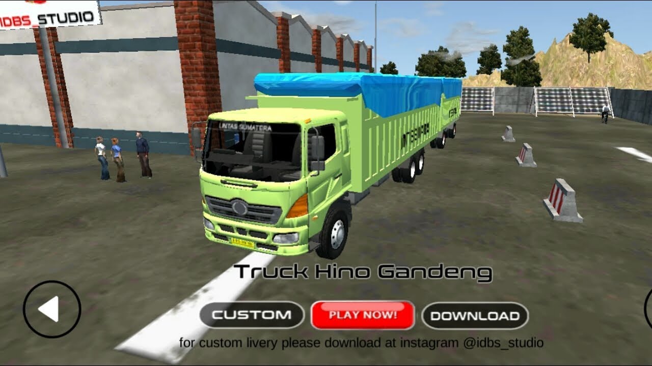 Livery Truk Hino Gandeng Idbs