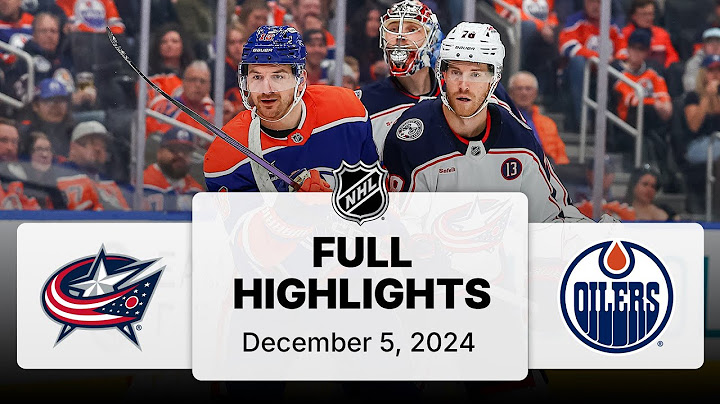 NHL Highlights | Blue Jackets vs. Oilers - December 5, 2024