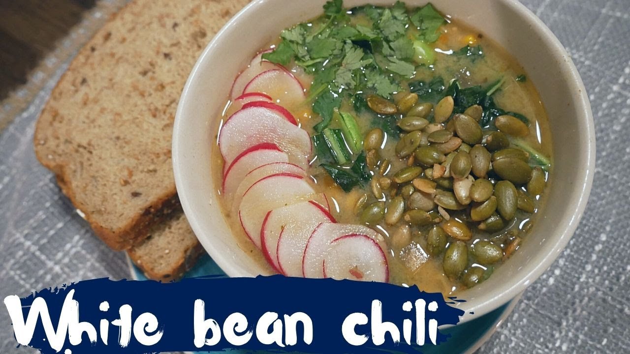 Instant Pot Vegan Chili White Bean Chili Recipe YouTube