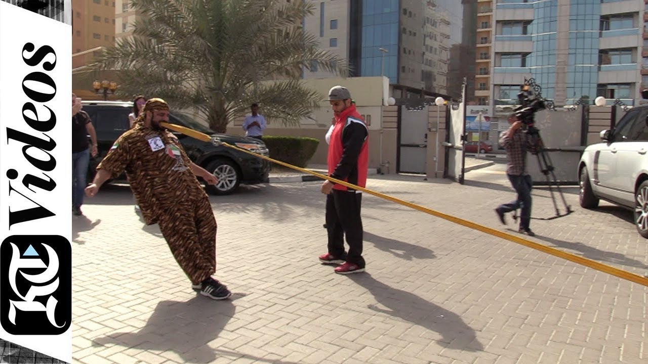 Meet the Emirati strongman who can pull a bus with his teeth
