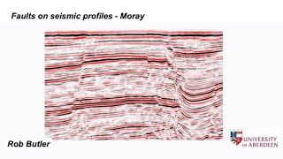 Faults on seismic profiles - Moray