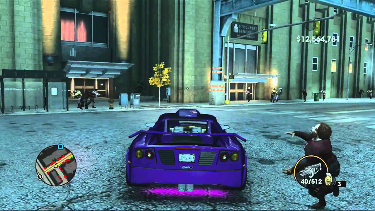 Saints Row 3 Zombies Glitch/Cheat YouTube