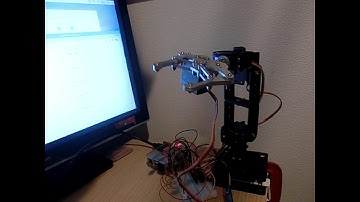 RaspberryPiとサーボモータで5軸ロボットアームを動かしてみた