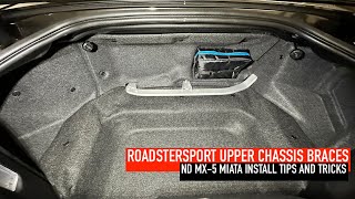 RoadsterSport Mazda MX-5 ND Miata - Upper Shock Chassis Brace Install