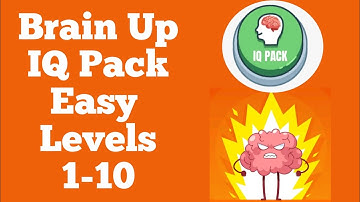 Brain Up IQ Pack Easy Level 1-10 WalkThrough Solution | Fazie Gamer