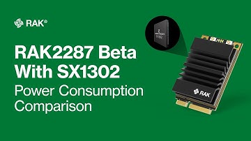 RAK2287 Beta With #SX1302  Power Consumption Comparison