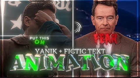 Ae inspired Fictic + Yaniksksks Like Text effect in Alight Motion  || Free Preset With Direct Link 📉