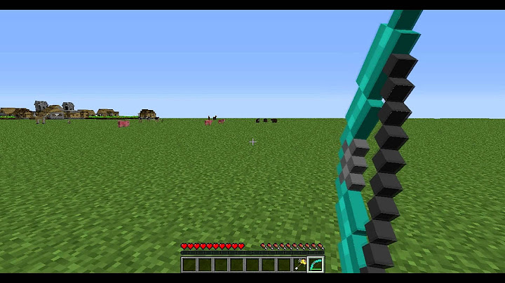 Обзор мода в minecraft №2. Алмазный лук + 5 стрел.