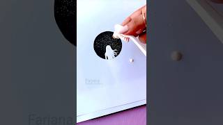 painting with toothbrush #art #painting #satisfying