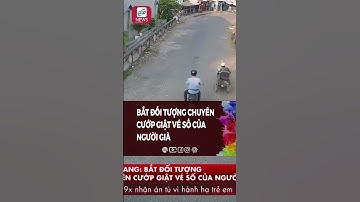 Bắt Đối Tượng Chuyên Cướp Giật Vé Số Của Người Già - Tin 60 Giây #shorts