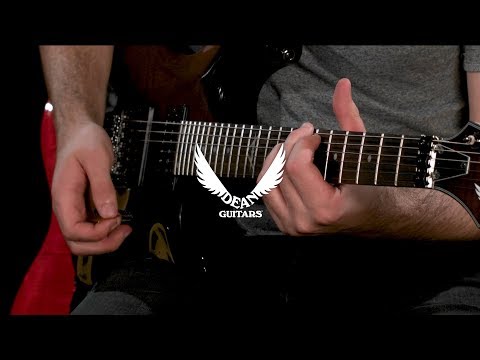 Dean Custom Zone II Floyd Electric Guitar, Black  | Gear4music demo