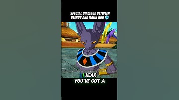 Wholesome Interaction Between Beerus And Majin Buu 🤯 #crashout #beerus #sparkingzero #dragonballz