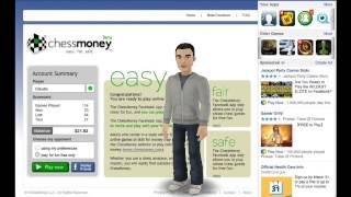 ChessMoney Facebook App screenshot 1