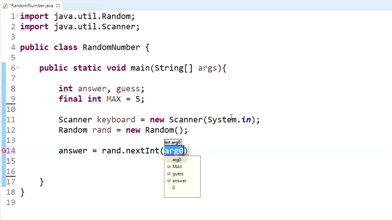 Java Programming Tutorial - - Random Number Generator - Number Guessing - YouTube