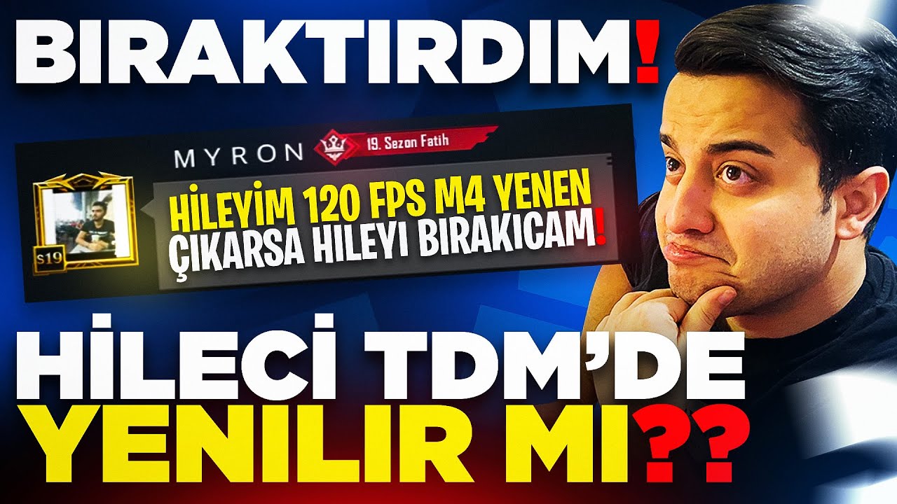 120 FPS 13 YAŞ HİLECİ ÇOCUK?! Yenersem HİLEYİ BIRAKACAK! PUBG Mobile YEREL SOHBET VS