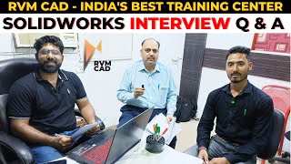 CAD Design Interview | RVM CAD - India's Best Skill Development Centre with 100% Job Placement