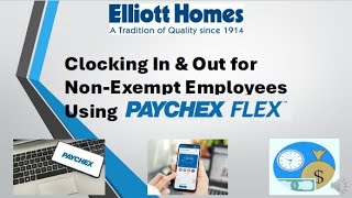 Clocking In & Out in Paychex Flex